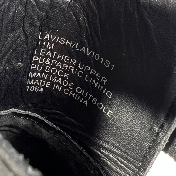 NEW Steve Madden Lavish Leather Black Zipper Boot Shoe Size 11 - Picture 8 of 13